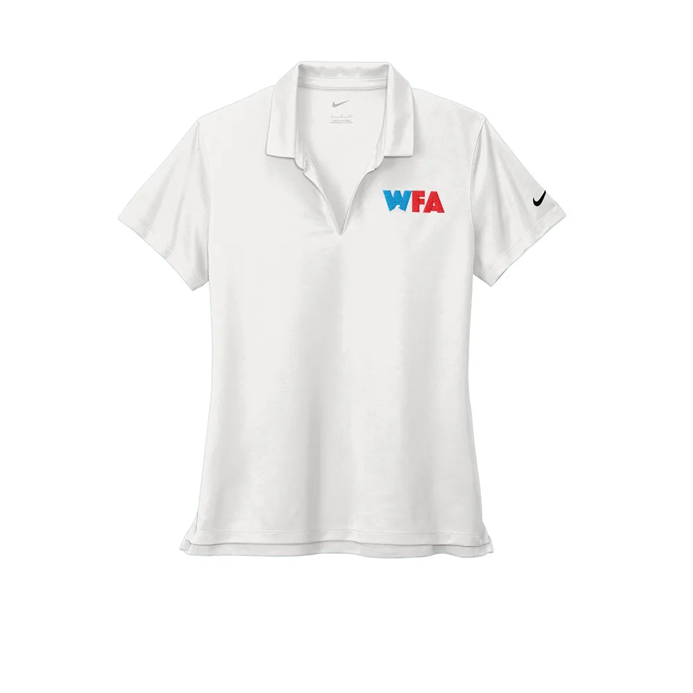 [WFA-NKDC1991-White-S] Nike Women's Dri-FIT Micro Pique 2.0 Polo (White, S)